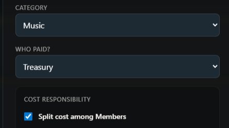 Even-Split Treasury Tool screenshot