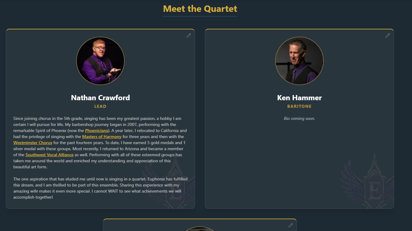 "Meet the Quartet" Spotlight screenshot