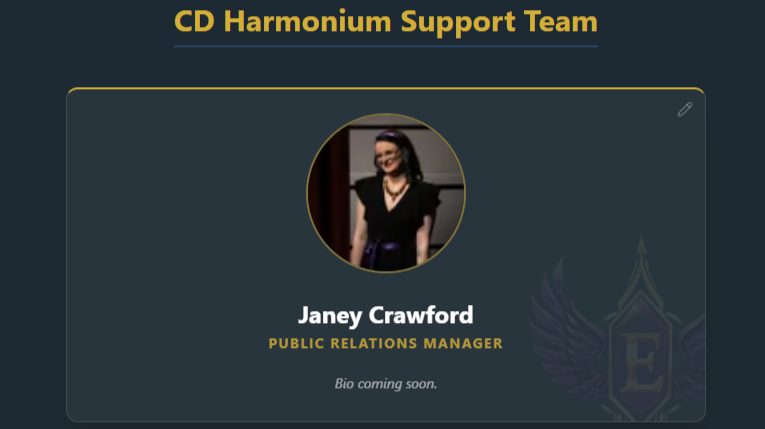 Quartet Support Section screenshot