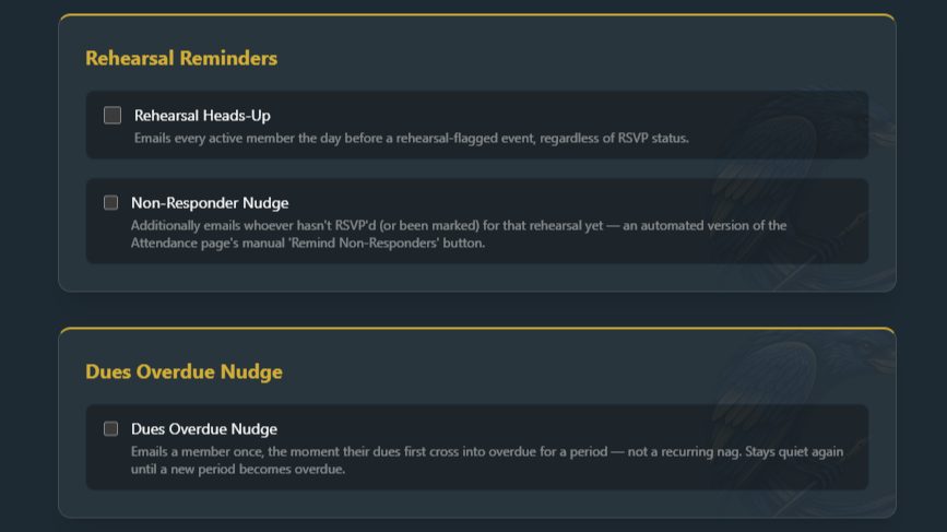 Automated Notifications screenshot