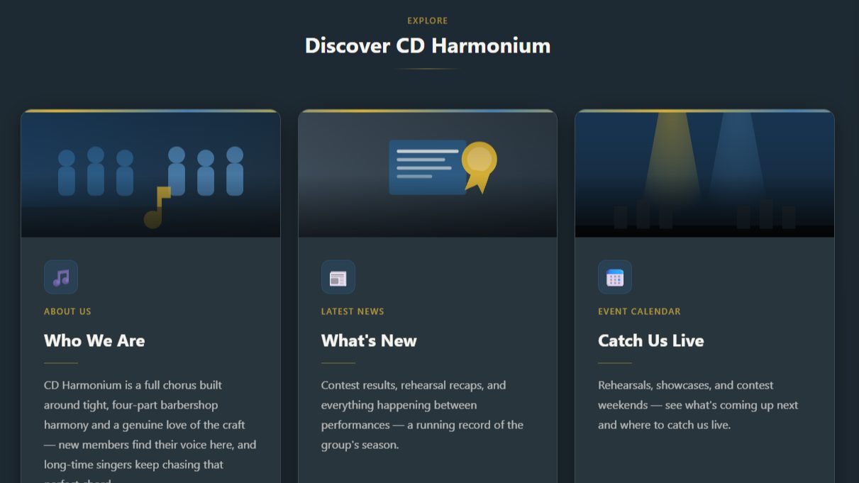 Customizable Home & About Pages screenshot